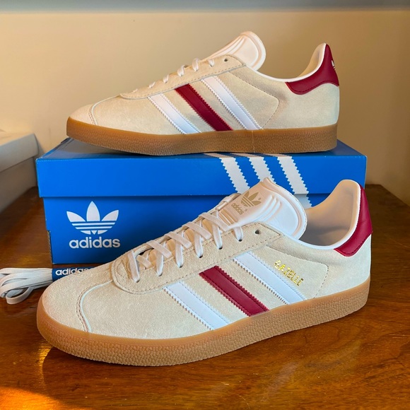 ADIDAS Gazelle Aluminum Burgundy